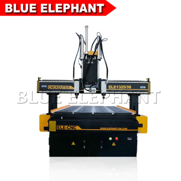 4 eixo multi máquina cnc eixo, madeira de corte cnc router 1325 máquinas móveis